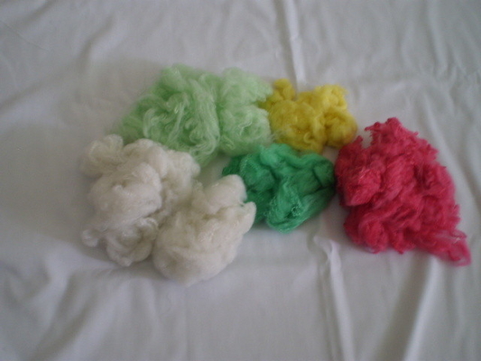 Solid 100% Polyester Staple Fiber For Pillow , Sofa , Toys