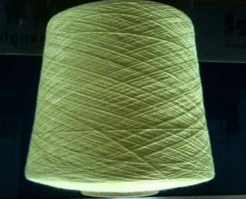 Green Aramid Yarn NE 32s/2 For Fire Retardant Fabric