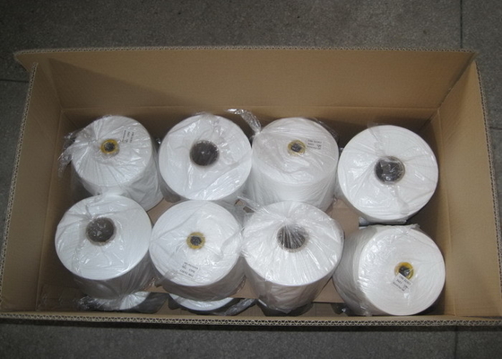 50s / 2 Raw White Polyester Spun Yarn For Silk Sewing Thread