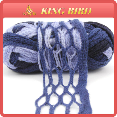 OEM Ring Spun Fancy Knitting Yarns / polyester knitting yarn