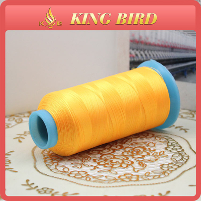 100% polyester  Machine Embroidery Polyester Filament Yarn 52g cone 108D/2