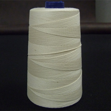 Cotton Sewing Thread Garment Accessories , Mercerized White Strong Sewing Threads