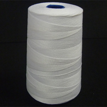 Cotton Sewing Thread Garment Accessories , Mercerized White Strong Sewing Threads
