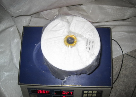 Polyester Spun Yarn , Paper Cone Sewing Thread High Tenacity