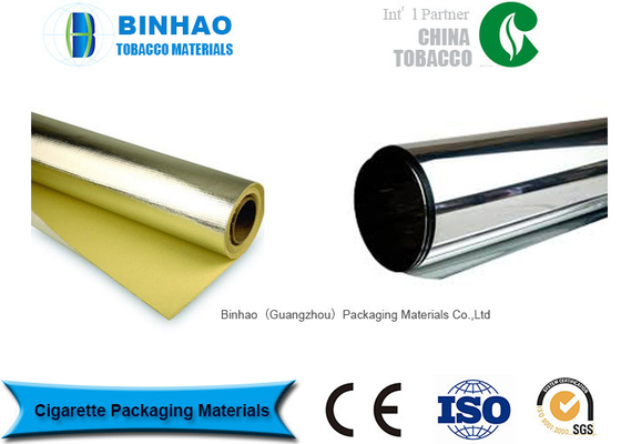 Custom Cigarette Packaging PET Aluminized Polyester Film With 12U PET