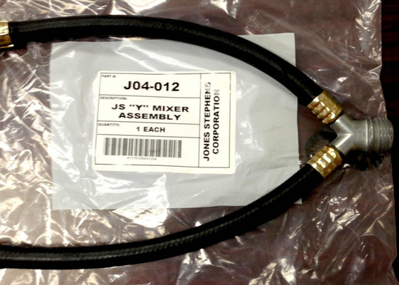 Black Inlet 1/2 Inch Garden , Hose Spiral Water Hose EPDM Y Mixer